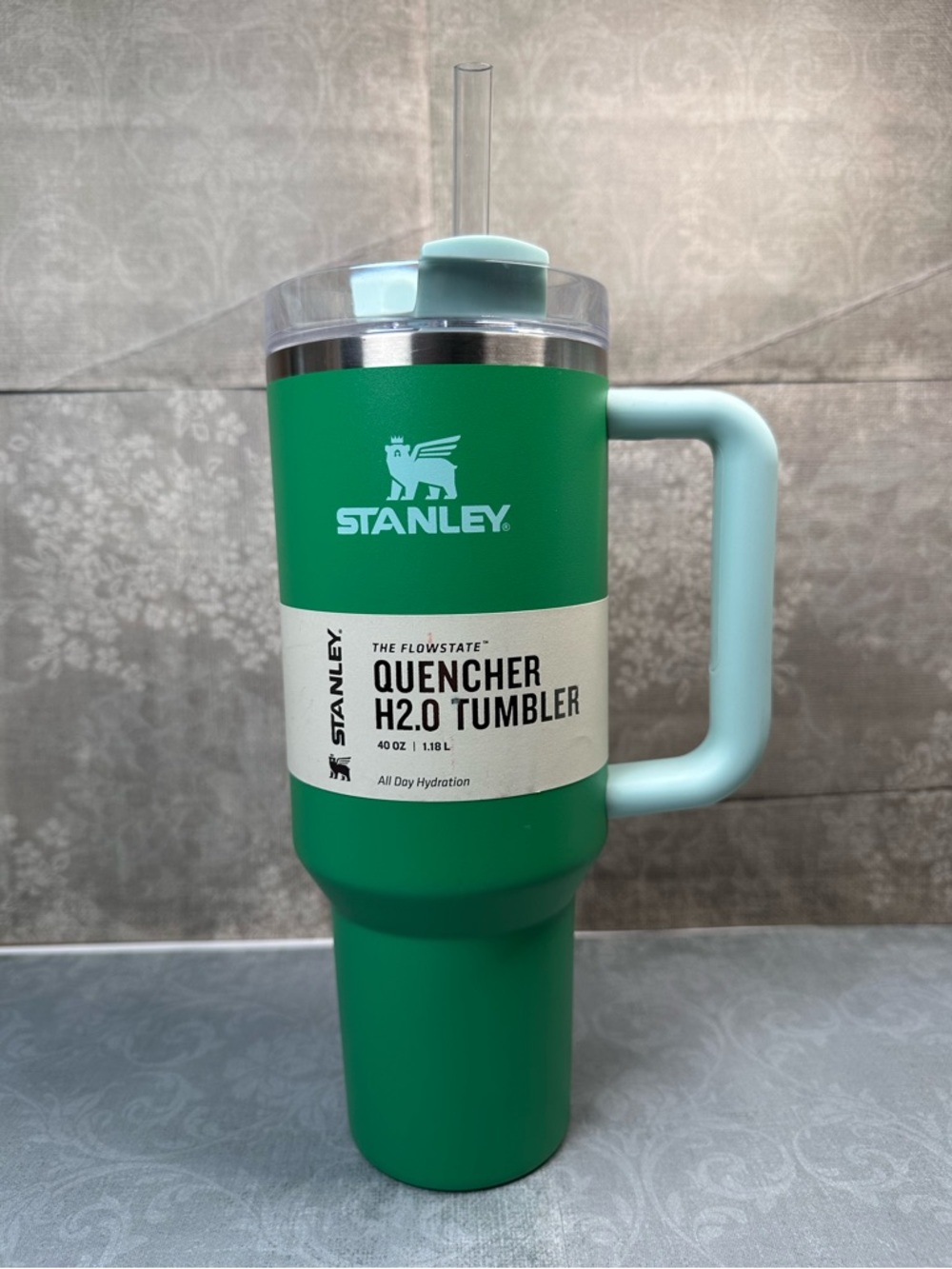 Meadow Stanley 40 oz Stainless Steel H2.0 Flowstate Quencher Tumbler